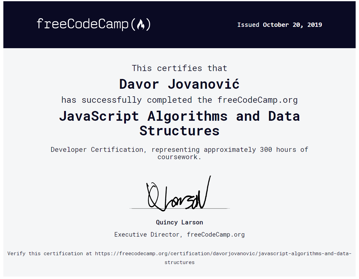 Javascript Algorithms and Data Structures (FCC)